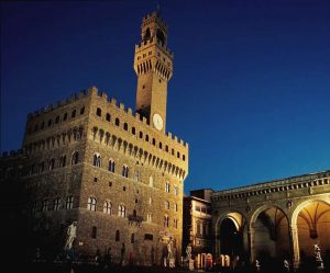 Palazzo Vecchio di sera